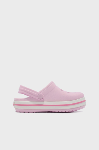 Crocs Crocband Clog K Logolu Çıkarılabilir Kayışlı Sandalet Kız Çocuk Terlik 207006-6GD AÇIK PEMBE - 7