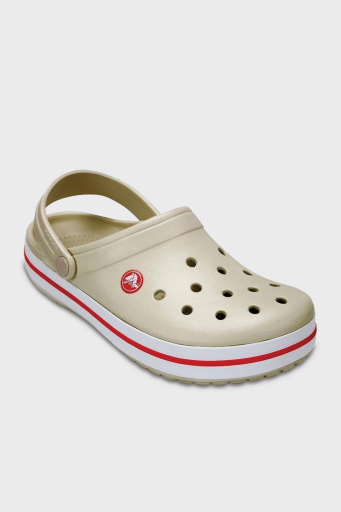 Crocs Crocband Logolu Çıkarılabilir Bilek Kayışlı Bayan Terlik 11016-1AS KREM - 2
