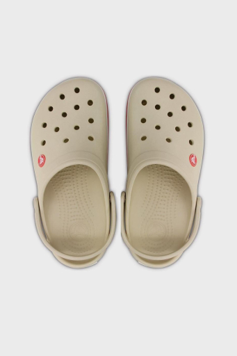 Crocs Crocband Logolu Çıkarılabilir Bilek Kayışlı Bayan Terlik 11016-1AS KREM - 10