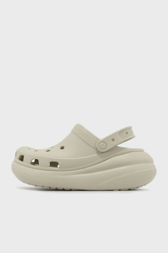 Crocs Crush Clog Logolu Platform Taban Çıkarılabilir Kayışlı Bayan Terlik 207521-2Y2 KEMİK - 2