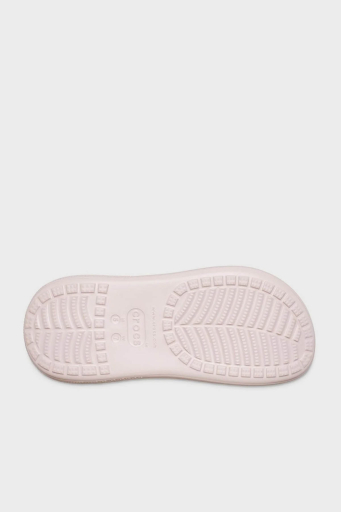 Crocs Crush Clog Logolu Platform Taban Çıkarılabilir Kayışlı Bayan Terlik 207521-6UR PUDRA - 6