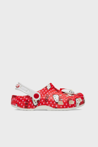 Crocs Hello Kitty Red Classic Clog T Hello Kitty Sandalet Kız Çocuk Terlik 210577-90H KIRMIZI - 1