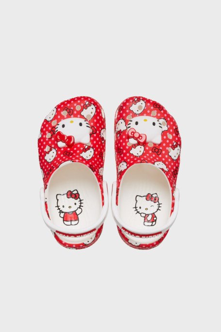 Crocs Hello Kitty Red Classic Clog T Hello Kitty Sandalet Kız Çocuk Terlik 210577-90H KIRMIZI - 4
