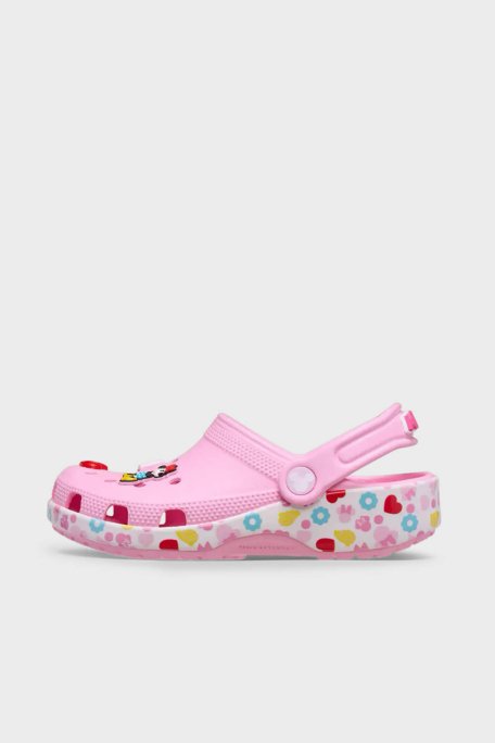Crocs Mickey Frnds Minnie Cls Clg T Hafif Çıkarılabilir Kayışlı Sandalet Kız Çocuk Terlik 210894-90H PEMBE - 9