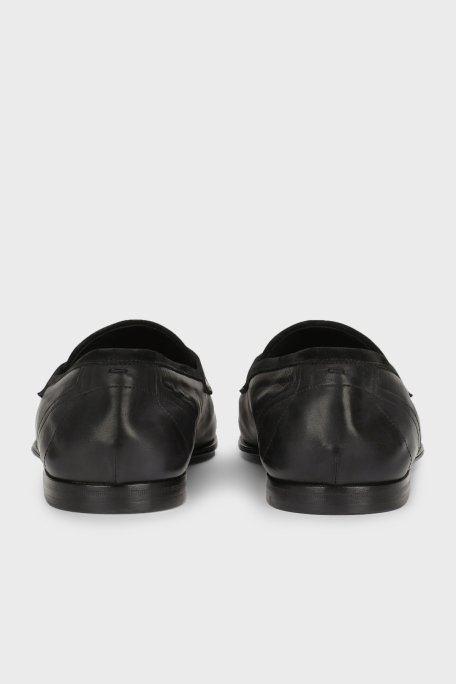 Dolce & Gabbana Deri Makosen Erkek Ayakkabı A50462 AQ993 80999 SİYAH - 3