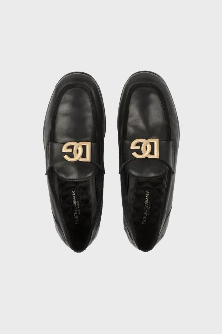 Dolce & Gabbana Deri Makosen Erkek Ayakkabı A50462 AQ993 80999 SİYAH - 4