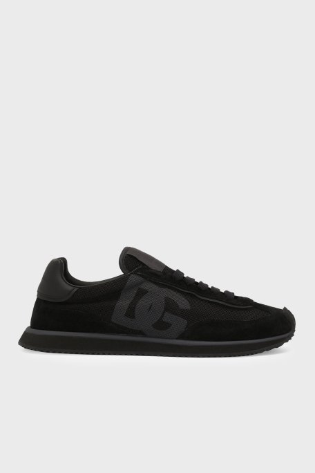 Dolce & Gabbana Deri Sneaker Erkek Ayakkabı CS2288 A5355 8B956 SİYAH - 1