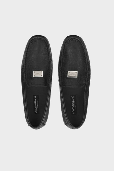 Dolce & Gabbana Hakiki Deri Makosen Erkek Ayakkabı A50596 A8034 80999 SİYAH - 4