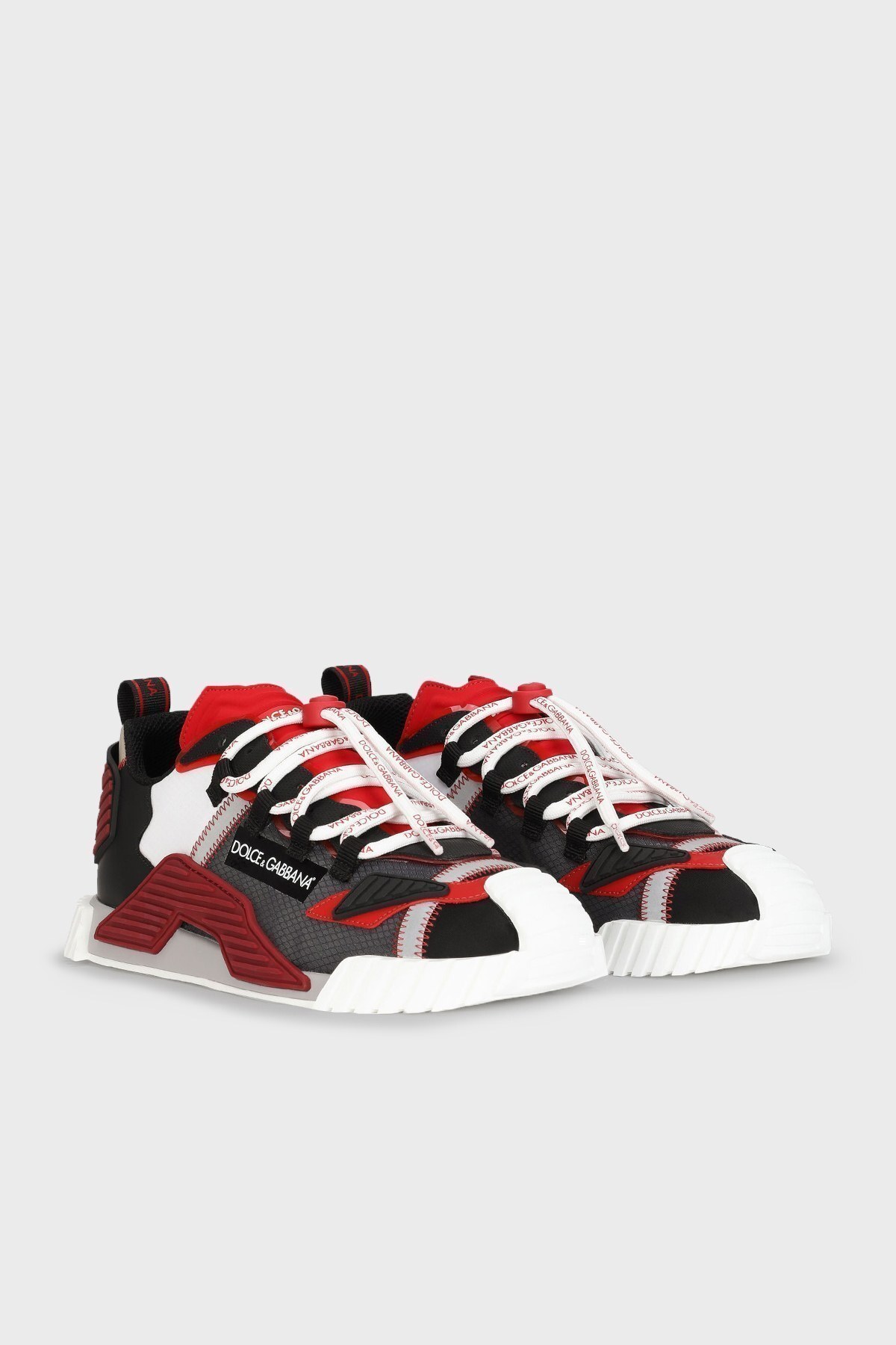 Dolce Gabbana Sneaker Erkek Ayakkabı CS1770 AJ974 8B189 KIRMIZI-SİYAH