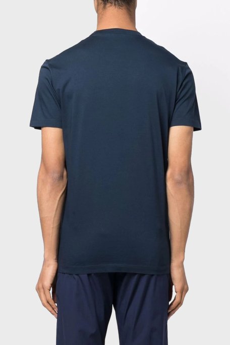 Dsquared2 % 100 Pamuk Relaxed Fit Sıfır Yaka Erkek T Shirt S71GD1116S23009478 LACİVERT - 2