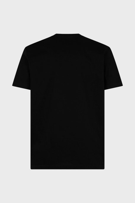 Dsquared2 Logo Baskılı % 100 Pamuk Regular Fit Bisiklet Yaka Erkek T Shirt S79GC0089 S23009 900 SİYAH - 5