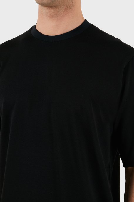 Dsquared2 Logo Baskılı Regular Fit Pamuklu Bisiklet Yaka Erkek T Shirt S74GD1266 S21658 900 SİYAH - 5