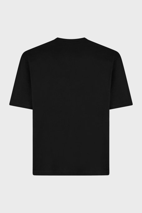 Dsquared2 Logolu % 100 Pamuk Bisiklet Yaka Erkek T Shirt S79GC0081 S230099 71X SİYAH - 5