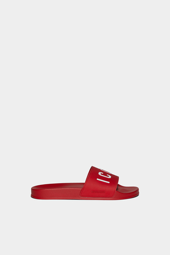 Dsquared2 Logolu Erkek Terlik FFM002317 203516 4065 KIRMIZI - 1