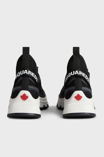 Dsquared2 Logolu Kalın Tabanlı Sneaker Erkek Ayakkabı SNM033659 207273 2124 SİYAH - 4