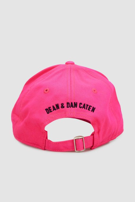 Dsquared2 Logolu Pamuklu Çocuk DQ0270 D00I8 Şapka DQ0270-D00I8 MAGENTA PEMBE - 6