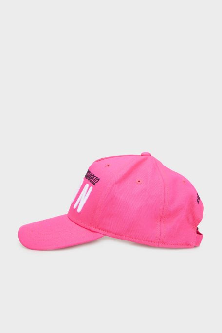 Dsquared2 Pamuklu Çocuk DQ0269 D00I8 Şapka DQ0269-D00I8 MAGENTA PEMBE - 5