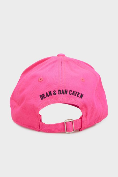 Dsquared2 Pamuklu Çocuk DQ0269 D00I8 Şapka DQ0269-D00I8 MAGENTA PEMBE - 6