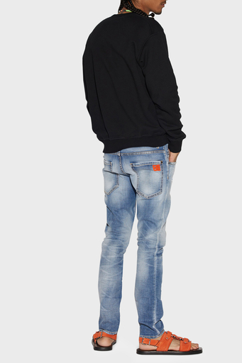 Dsquared2 Pamuklu Düşük Bel Slim Fit Skater Jeans Erkek Kot Pantolon S71LB1173 S30664 470 LACİVERT - 3