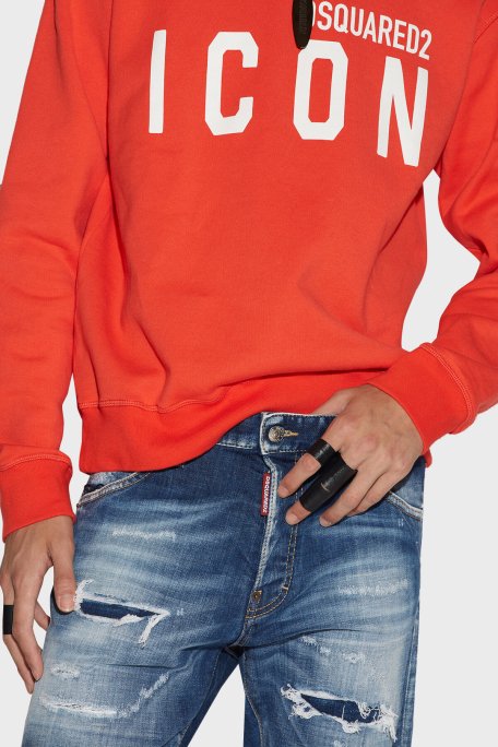 Dsquared2 Pamuklu Normal Bel Slim Fit Cool Guy Jeans Erkek Kot Pantolon S74LB1266 S30342 470 LACİVERT - 3