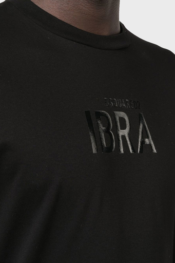 Dsquared2 Pamuklu Regular Fit Bisiklet Yaka Erkek T Shirt S78GD0059 S23009 900 SİYAH - 4