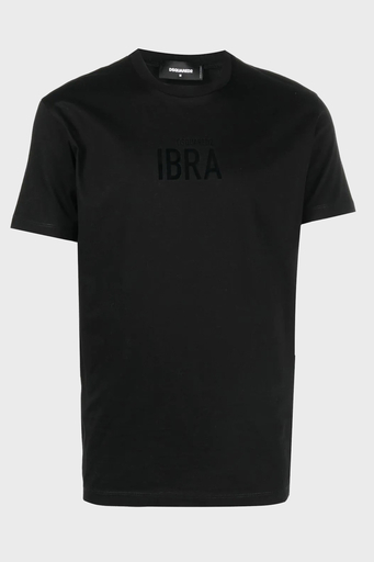 Dsquared2 Pamuklu Regular Fit Bisiklet Yaka Erkek T Shirt S78GD0059 S23009 900 SİYAH - 5