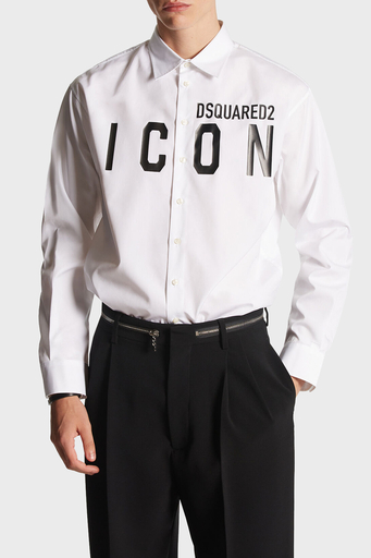 Dsquared2 Pamuklu Regular Fit Erkek Gömlek S79DL0026 S36275 100 BEYAZ - 1