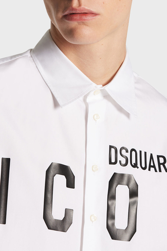 Dsquared2 Pamuklu Regular Fit Erkek Gömlek S79DL0026 S36275 100 BEYAZ - 4
