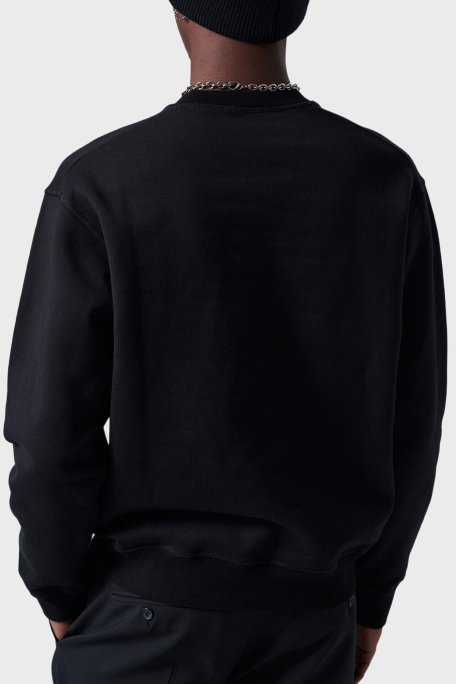 Dsquared2 Pamuklu Regular Fit Erkek Sweat S79GU0004 S25516 965 SİYAH-BEYAZ - 3