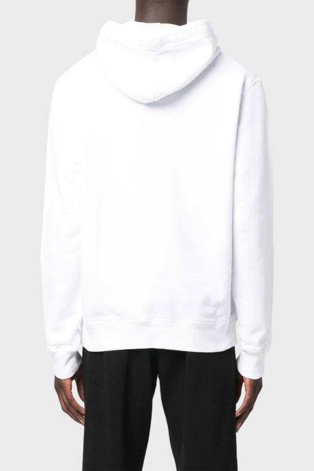 Dsquared2 Pamuklu Relaxed Fit Kapüşonlu Erkek Sweat S71GU0550 S25030 100 BEYAZ - 4