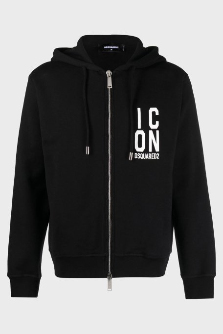 Dsquared2 Pamuklu Relaxed Fit Kapüşonlu Erkek Sweat S79HG0012 S25516 900 SİYAH - 5