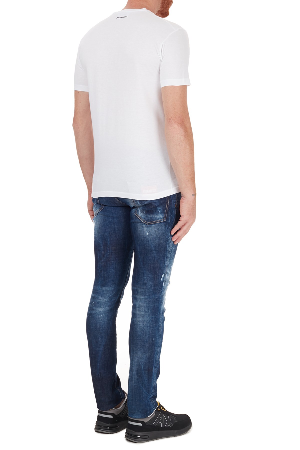 Dsquared2 Slim Fit Pamuklu Jeans Erkek Kot Pantolon S71LB0779 S30664 470 MAVİ