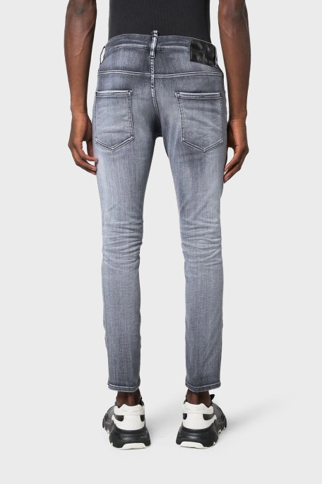 Dsquared2 Streç Pamuklu Skinny Fit Jeans Erkek Kot Pantolon S71LB1339 S30503 900 GRİ - 2