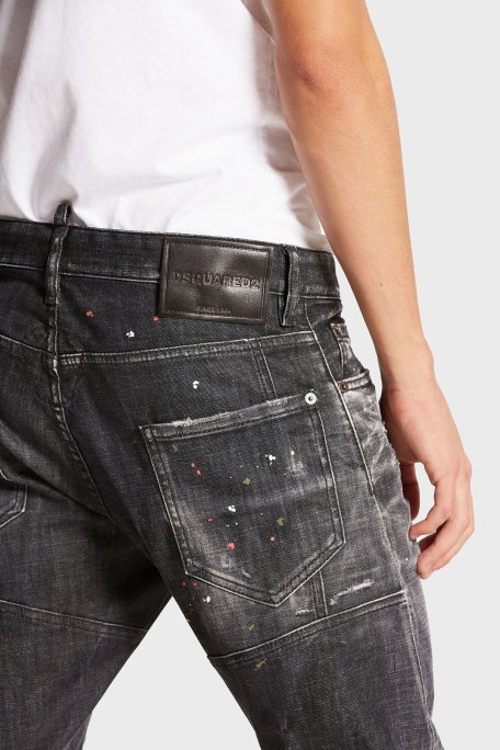 Dsquared2 Streç Pamuklu Skinny Fit Jeans Erkek Kot Pantolon S71LB1380 S30357 900 FÜME - 4