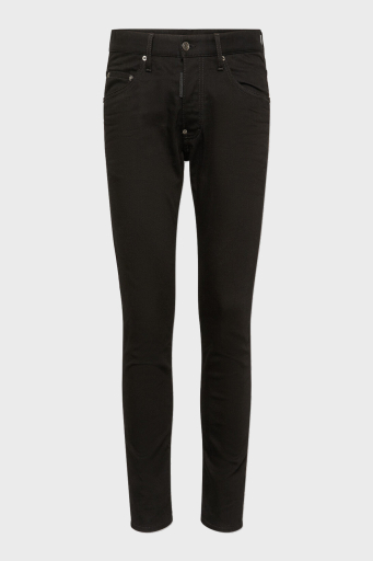 Dsquared2 Streç Pamuklu Skinny Fit Jeans Erkek Kot Pantolon S74LB1427 S30564 900 SİYAH - 11