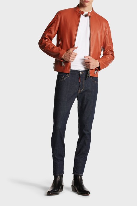 Dsquared2 Streç Pamuklu Slim Fit Jeans Erkek Kot Pantolon S74LB1425 S30664 470 LACİVERT - 1