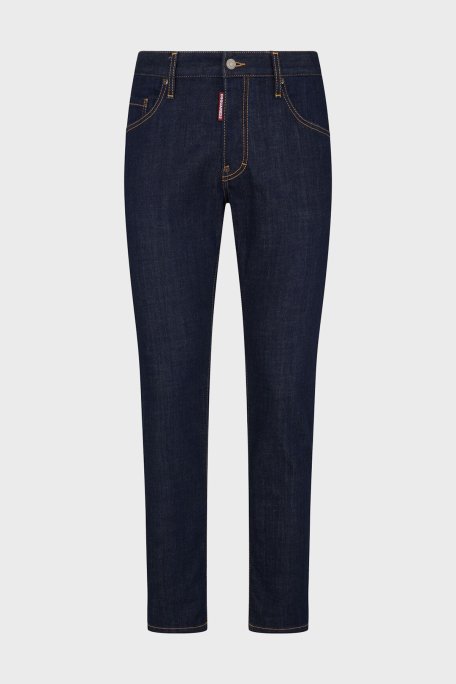 Dsquared2 Streç Pamuklu Slim Fit Jeans Erkek Kot Pantolon S74LB1425 S30664 470 LACİVERT - 5