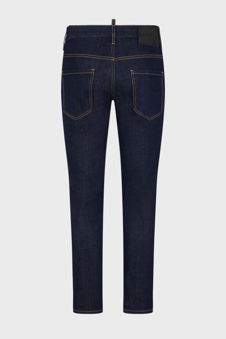 Dsquared2 Streç Pamuklu Slim Fit Jeans Erkek Kot Pantolon S74LB1425 S30664 470 LACİVERT - 6
