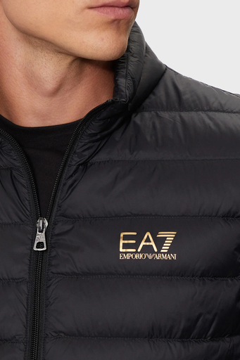 EA7 % 100 Kuş Tüyü Dolgulu Kapitoneli Erkek Yelek 8NPQ06 PNGPZ 0208 SİYAH - 5