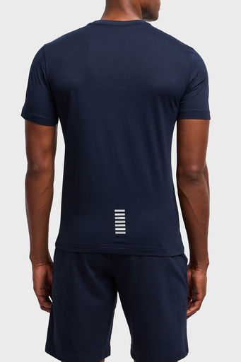 EA7 % 100 Pamuk Regular Fit Bisiklet Yaka Erkek T Shirt 8NPT25 PJVPZ 0562 LACİVERT
