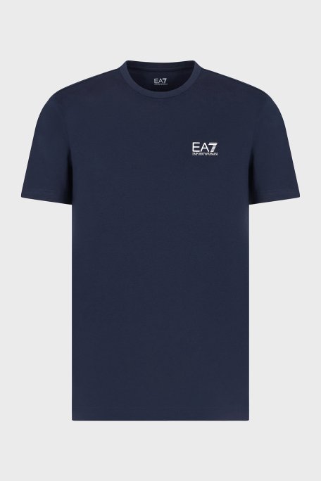 EA7 % 100 Pamuk Regular Fit Bisiklet Yaka Erkek T Shirt 8NPT25 PJVPZ 0562 LACİVERT - 10