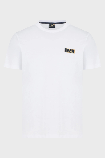 EA7 % 100 Pamuklu Regular Fit Erkek T Shirt 7M000021 AF10170 U0002 BEYAZ - 8