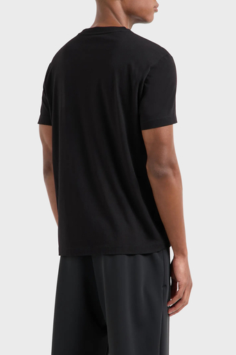 EA7 % 100 Pamuklu Regular Fit Erkek T Shirt 7M000021 AF10170 UC001 SİYAH - 2
