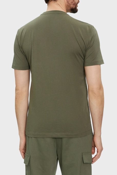 EA7 % 100 Pamuklu Slim Fit Erkek T Shirt 3DPT71 PJM9Z 1846 YEŞİL - 4