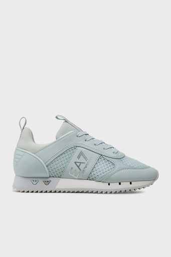 EA7 Bağcıklı Logolu Sneaker Unisex Ayakkabı X8X027 XK050 T530 Buz Mavi - 1