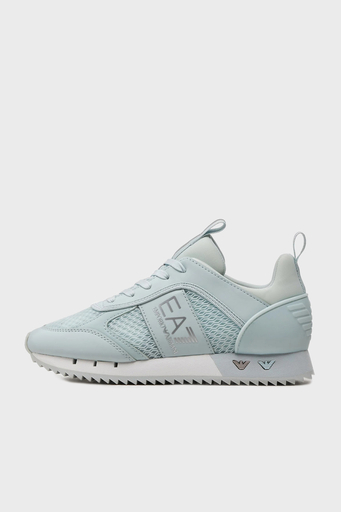 EA7 Bağcıklı Logolu Sneaker Unisex Ayakkabı X8X027 XK050 T530 Buz Mavi - 2