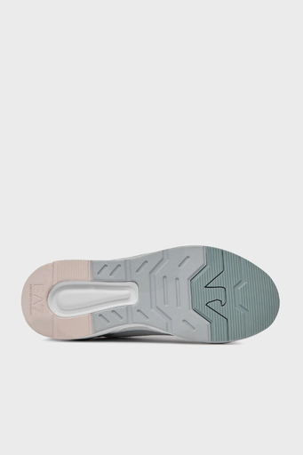 EA7 Bağcıklı Logolu Sneaker Unisex Ayakkabı X8X070 XK165 T578 BEYAZ-GRİ - 5
