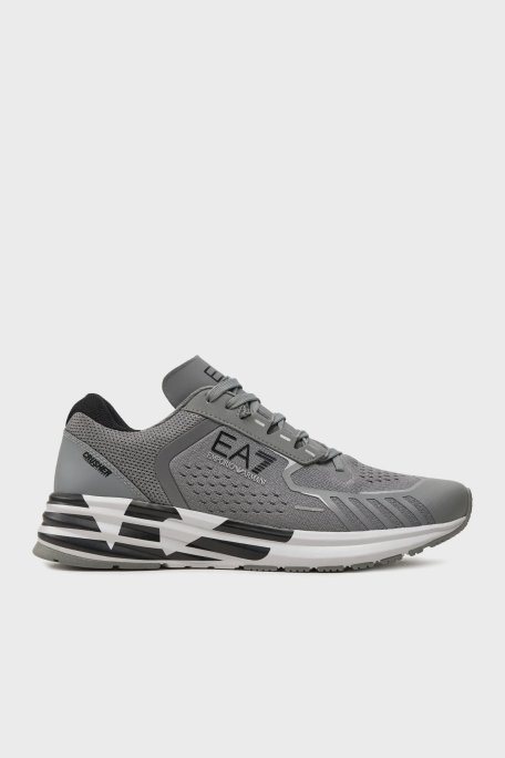 EA7 Bağcıklı Logolu Sneaker Unisex Ayakkabı X8X094 XK239 T531 GRİ - 1