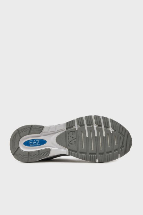 EA7 Bağcıklı Logolu Sneaker Unisex Ayakkabı X8X094 XK239 T531 GRİ - 6