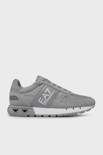 EA7 Bağcıklı Logolu Sneaker Unisex Ayakkabı X8X151 XK354 T520 GRİ-BEYAZ - 6